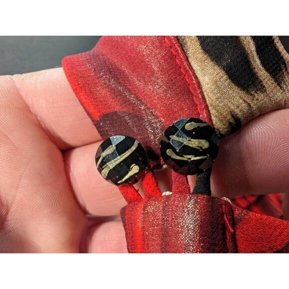 Ever Pretty Multicolor Animal Print Backless Halter top Dress Women's 10 - Picture 7 of 11